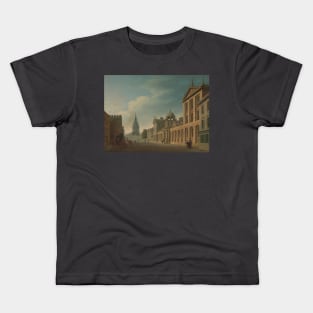 High Street, Oxford by Thomas Malton the Younger Kids T-Shirt